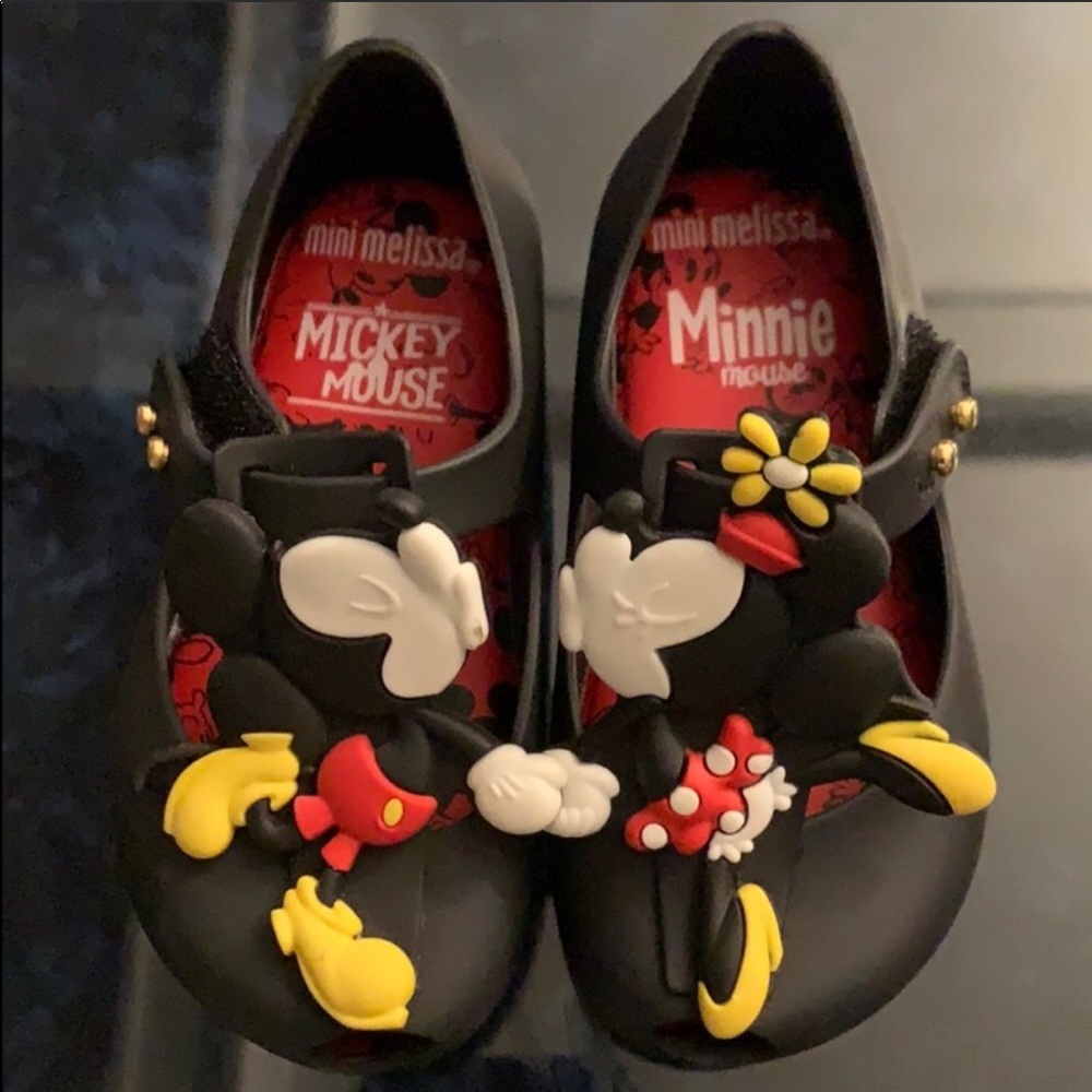 Mini Melissa Mickey and Minnie shoes